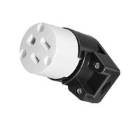 Lerpwige Rotatable AC110V Electrical Socket with Polarized Grounding for 5 15R Compatibility Electrical Connector Power Socket