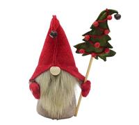 Lerpwige Scandinavian Tomte Nisse Figurine Swedish Tomte 8.27" Plush Dolls For Christmas Home Fireplaces Adornment Swedish Gnomes