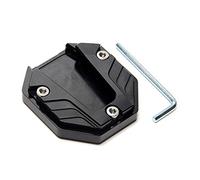 Lerpwige Scootor Motorcycle Bicycle Aluminium Alloy Parking Kickstand Pad Plate Base Bike Side Stand Grip Support Foot Pad Base Foot Pad Pain for Men Clean Body Non Slip