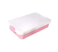 Lerpwige Sensory Bin Sand Tray Sand Toy Storage Box Portable and Stackable Design Organizers Box for Preschool Home Beach Play Use Sand Toy Container