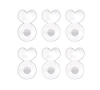 Lerpwige Set of 6 Stud Earrings for Ear Lobe Support Stable Support New Piercing Earring Back Incline Balance Prevention Balance Prevention Gold Earring Set