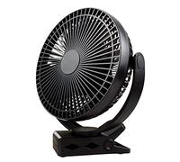 Lerpwige Small Desk USB Rechargeable Sturdy Clamp Fans With 4 Speeds Portable Fan For Bedroom Office Desktop Fans For Office Quiet Bedroom Clip