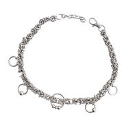 [Lerpwige] Smooth Textured Round Tassel Necklace Neck Chain Multi-Purpose Jewelry for Stacking or Wearing Alone