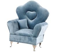 Lerpwige Sofa-Shaped Jewelry Box with Multi-Compartment Storage Soft Fabric Lining & Travel-Friendly European Velvets Jewelry Box