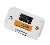 Lerpwige Solar Charge Controller Bright LCD Display High Current Capacity Small Power Management Easy to Use for Out of Life Solar Charger with Color LCD Display