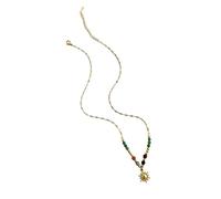 Lerpwige Sophisticated Pearls Necklace Flat Snake Chain Stackable Jewelry Stainless Steel Texture Suitable For All Skin Tones Evening Party Jewelry
