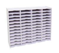 Lerpwige Space-saving desk storage container with multiple sections, colourful and robust PVC organisers for daily use