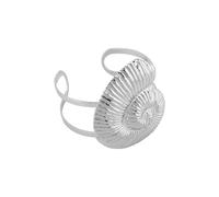 Lerpwige Stylish Marine Themed Adjustable Bangle with Shell Design for Casual Wear or Beach Holidays Fashion Ocean Theme Casual Bangle, one size, As described