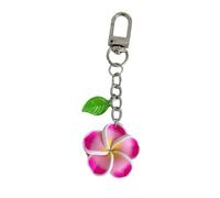 Lerpwige Sunflowers Keychain Frangipani Pendant Flower Keychain Cartoon Colorful Flowers Key Chain Women Girls Accessories Cute Sunflowers Keychain, Heather Red, One size