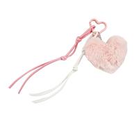 Lerpwige Sweet Cute Heart Charm Plush Keyring Mobile Hanging Ornaments Accessory for Everyday Objects Stylish Individuals