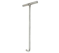 Lerpwige T-Shape Manhole Hook Tool - Single Hook Manhole Cover Lifter - Stainless Steel - Industrial Use