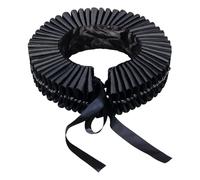 Lerpwige Theatre Costume Elite Collar Decorative Collar Historical Reenactment Event Theme Removable Performance, Black, One Size