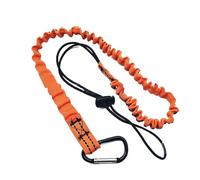 Lerpwige Thickened Lanyard Rope with Spring Screw Lock Carabiner Work for Safety Rope Tool Tethers Lanyards