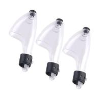 Lerpwige Top Protector with Fixing Belt, Fishing Rod Covers, Long Cast Iron Tip, Protective Covers, 3 Pieces