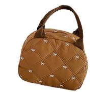 Lerpwige Travel Make Up Bag Cosmetic Bag Wash Large Capacity Skin Care Storage Beautiful Sheets Toilet Cosmetics Large Capacity Toilne Handheld Make Up Skin Care Organiser, brown, Einheitsgröße