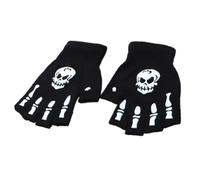 Lerpwige Trendy Warm Thermal Gloves Stylish Skeleton Mitten Gloves For Cold Weather Halloween Winter Cycling Skiing Climbing Mountain Biking