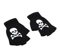 Lerpwige Trendy Warm Thermal Gloves Stylish Skeleton Mitten Gloves For Cold Weather Halloween Winter Cycling Skiing Climbing Mountain Biking