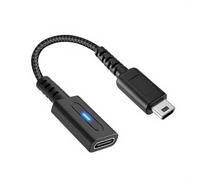 Lerpwige Type C Charging Wire 10cm Length Power Wire Extended Line PVC Texture Suitable for Game Consoles Charging Use Power Cable