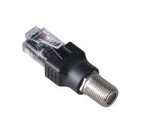 Lerpwige Type F Female to RJ45 Male Adapter for Coaxial Cable Testing and Line Search. Use an Ethernet Coaxial Coupler