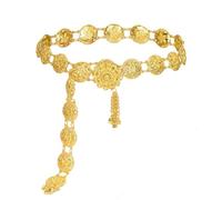 Lerpwige Unique Hollow Flower Waist Chains Accessories Adjustable Women's Decoration for Belly Dance and Beach Jewellery Dance Belt, one size, As described, As described