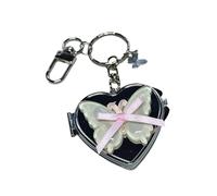 Lerpwige Unique Love Heart Key Chain Creative Hanging Orament Keyring Charm for Couples and Fashion Storms Individuals