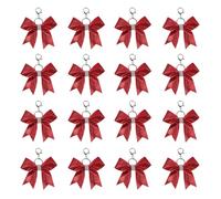 Lerpwige Versatile Cheerleading Bowknot Magic Chain with Glitter and Rhinestones for Phone Chain or Bag Decoration