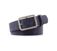 Lerpwige Versatile Slim Waist Belt with Metallic Buckle Faux Leather Strap for Jeans and Skirts Women's Belt for Jeans and Coats, navy blue, One Size