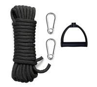 Lerpwige Wakeboard Tow Rope, Water Sports Lead, Nylon Tow Rope, Sledge Trolley, Pull Rope with Carabiner Buckles Easy to Use