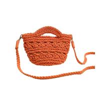 Lerpwige Women Girls Shoulder Bag Cotton Beach Bag Fashion Large Capacity Travel Versatile Woven A