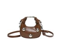 Lerpwige Women Shoulder Bag Small Handbag PU Leather Crossbody Bag Fashion Daily Retro Messengers Shopping Dating Women Shoulder Simple Crossbody Pu Leather Messenger Small Handbag