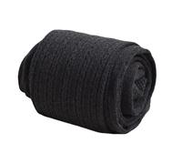 Lerpwige Women's Thickened Cable Knit Tights High Elastic Winter Gears Soft Cotton Thermal Design Warm Comfortable Fit Tights Multiple Colour Cotton Tights, black, No velvet added