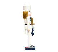Lerpwige Wooden Walnutcracker Soldier 38 cm High Professional Classic Christmas Decoration Soldier Nutcracker Pack of 1