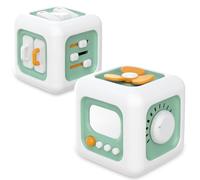 lerrbo Activity Cube Baby Toys for 1 Year Old Girl Gifts, Montessori Toys for Baby Girl, Travel Sensory Cube for Toddlers 1-3, Learning Fine Motor Skills,1st Birthday Gifts for 12 Months+(1 PCS)
