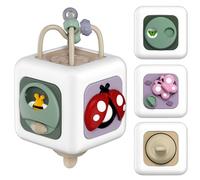 lerrbo Busy Cube Sensory Toy for Babies 6M+, 1PCS