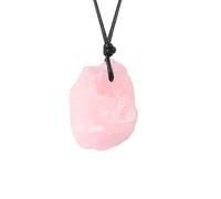 LERSUSI Natural Raw Crystal Necklace for Women Irregular Stone Necklaces Spiritual Gemstone Pendant with Adjustable Rope, 13-27 in, Stone, green fluorite