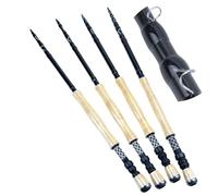 Lerutwis Model YG036 2.1M 2.4M 2.7M 3.0M telescopic Fly Fishing Rod Portable Carbon UltraLight Fast Action Fly Fishing Rod Cork handle Tackle pesca(3.0M)