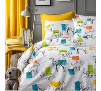 LERUUM Kids Winter Autumn Bedding Single Duvet Cover Set Cotton Cute Dog Puppies Print For Children Boys Girls Quilt Cover Bed Set