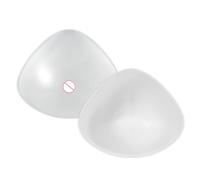 Lervanla Triangle Concave Silicone Breast Form Mastectomy Prosthesis Bra Inserts Enhancer Pads One Piece
