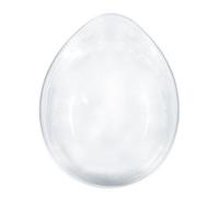 Lervanla Waterdrop Silicone Breast Forms for Mastectomy & Crossdressing Concave Back Bra Pad Breast Ehancers Fake Breast One Piece (Transparent-400g/Cup B+)