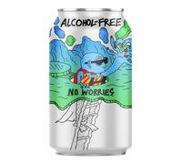 Lervig No Worries IPA - Non Alcoholic IPA, Case of 12 Cans