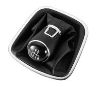 LERYYCX Gear Shifting Compatible with for Polo 6C 2015 2016 2017 2018 5 6 for Speed Gear Shift Knob Lever Cover Boot Suit Part