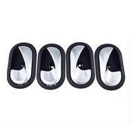 LERYYCX Replace Compatible with for Clio III 2005-2014 1 2 4 Pcs Chrome Front Rear Left Right Inside Door Handle OEM: 8200730861