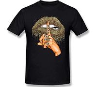 Lerzincser Practical Shut The Fuck Up T-Shirt Black Graphic Unisex Tee Shirt L