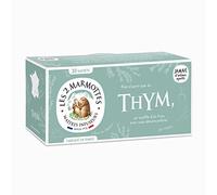 Les 2 Marmottes - Thyme Herbal Tea 30 teabags - Anticold - Well-Being and Relaxation - A Breath of Fresh air to Clear Your Airways - Made in France - No Added flavouring - 35 g