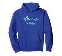 Les 3 Vallées Vallée de Belleville, Vallée de Méribel Pullover Hoodie, Adult Unisex, Royal Blue, Large