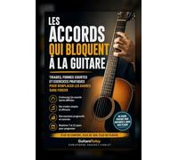 Les accords qui bloquent à la guitare: Triades, formes courtes et exercices pratiques pour remplacer les barrés sans forcer