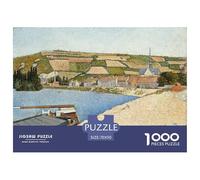 Les Andelys, Côte D'Aval Wooden Jigsaw Puzzle Waterproof 1000 Piece Puzzles for Adults Gifts Colourful Educational Games
