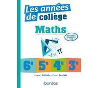 Les années de collège Maths