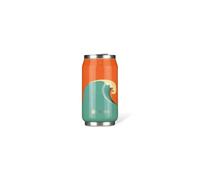 Les Artistes Paris Pull can'IT A-4276 Insulated Flask Stainless Steel and Polypropylene in Wave Colour 280 ml, Dimensions: 7.2 cm x 7.2 cm x 14 cm