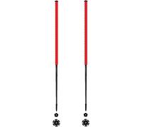 Les batons d'Alain - Backcountry ski poles - Cerise - Size 115 cm - Red Red 115 cm